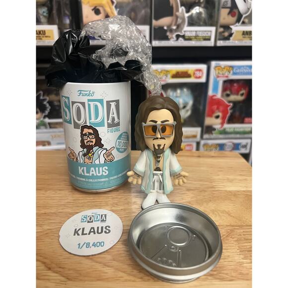 ONLY 8,400 PIECE LIMITED EDITION Klaus Funko Soda Umbrella Academy Television TV - Picture 1 of 2